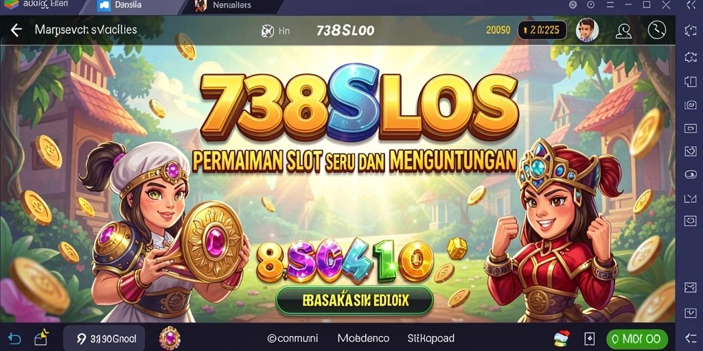 Screenshot utama 738SLOTS menampilkan gameplay Slot yang menarik.