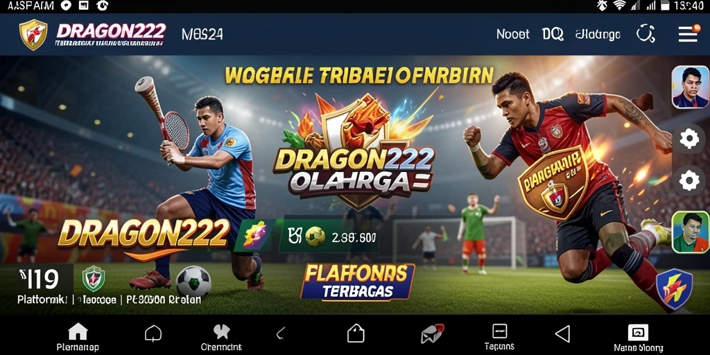Tampilan gameplay menarik DRAGON222 dengan fitur taruhan olahraga.