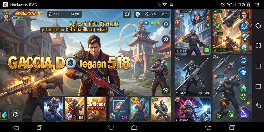 Screenshot GACOR518 yang menampilkan interface aplikasi Utility yang intuitif.