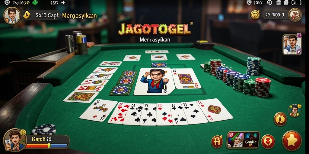 Tampilan gameplay seru dalam JAGOTOGEL dengan teman-teman.
