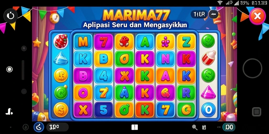 Tampilan permainan Bingo yang menarik dan interaktif di MARIMA77.