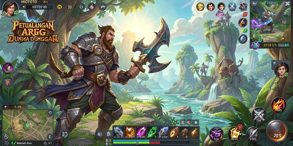 Screenshot gameplay MIOTOTO dengan aksi ARPG yang seru.