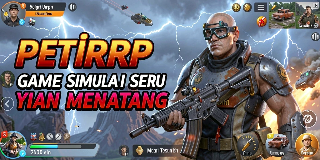 Tampilan gameplay seru dalam PETIRRP yang memikat.